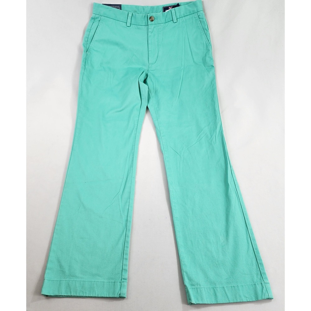 Vineyard Vines Breaker pants adult W 32 L 32 green pocket zip $98.50 mens